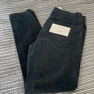 LOFT Charcoal Straight Leg Pants
